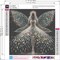 5D Colorful Angel Wings Fairy Diamond Painting Kit for Adults – Full Drill DIY Gem Art, 12x12 Inch Wall Home Décor